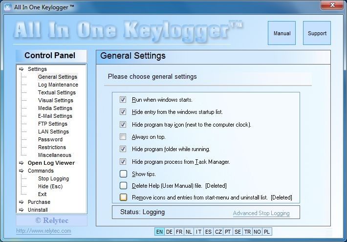 Windows 7 Keylogger Spy Software 4.3 full